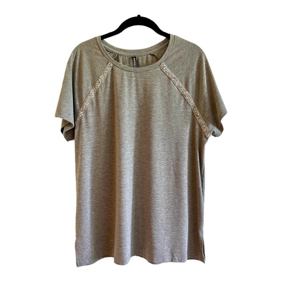 MASSINI, WOMENS GREY, SHORT SLEEVE T-SHIRT. SIZE L - Picture 1 of 5